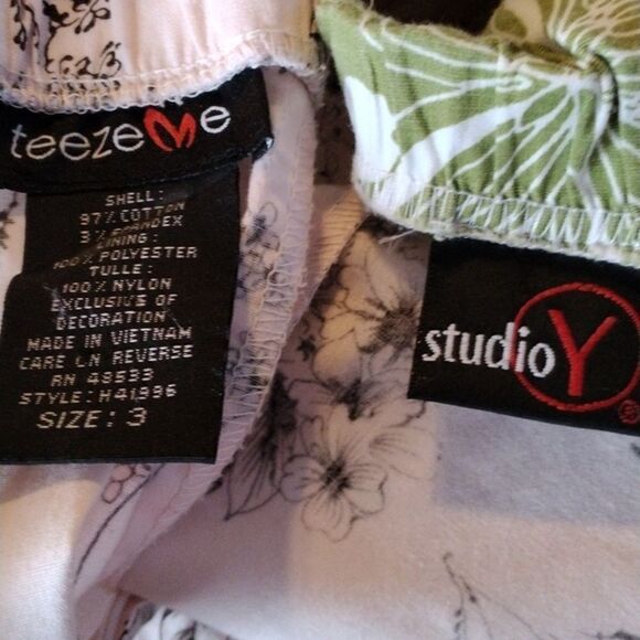 Teeze Me/ Studio Y Bundle of Strapless Cotton Dresses - Picture 14 of 16